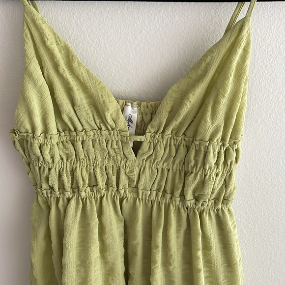 Mahina Chartreuse Cocktail Dress - Picture 12 of 12